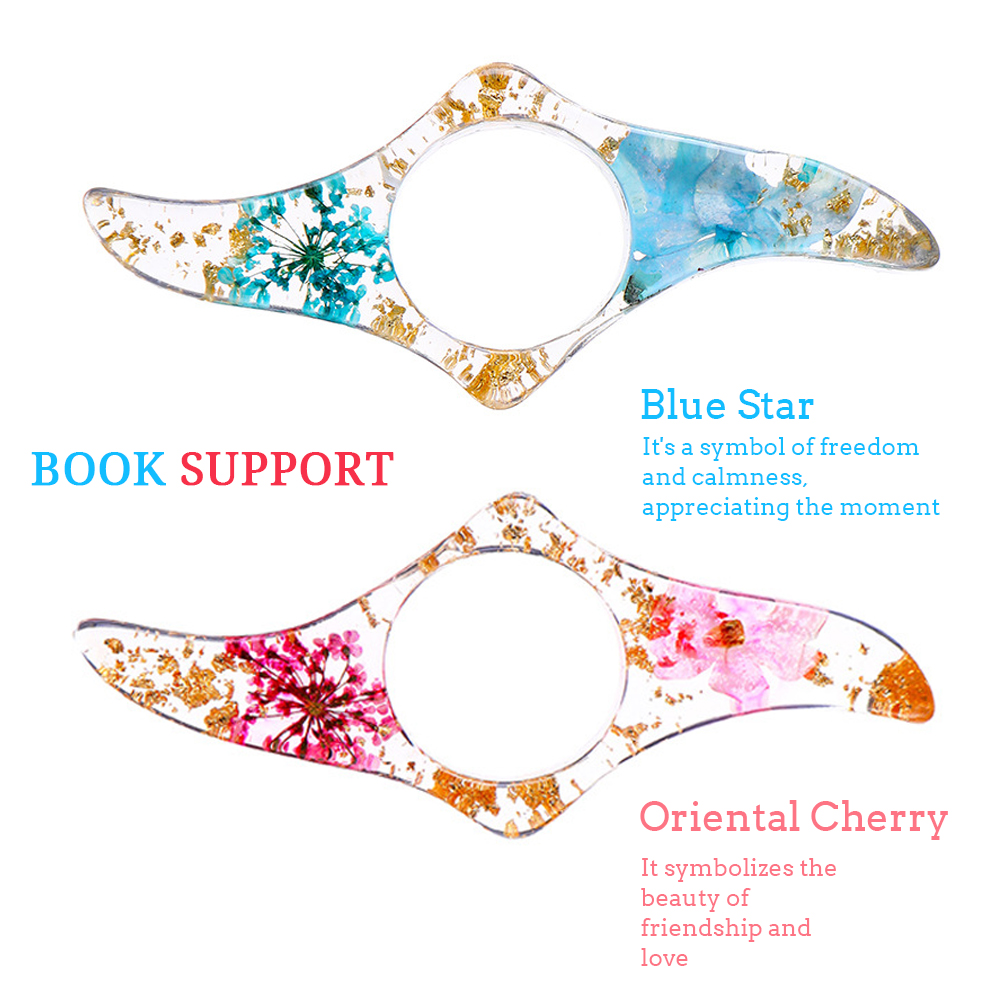 Dried Flower Bookmark - Exquisite getrocknete Blumen, Daumen, Buchstütze, Buchseitenhalter,