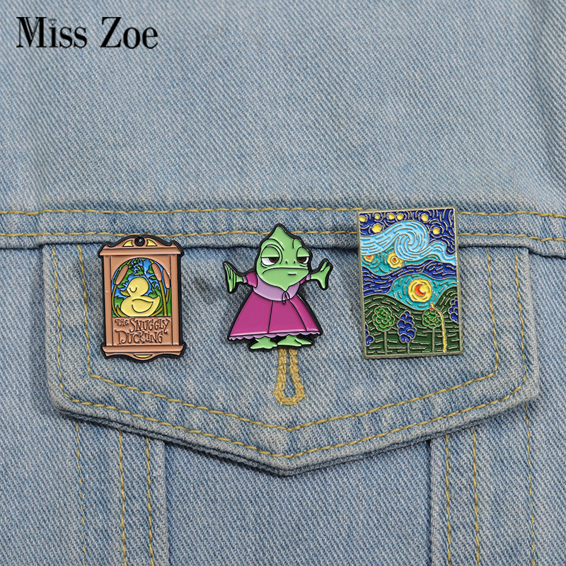 Custom Night Sky - Animierte Filme Rolle Emaille Pins Benutzerdefinierte