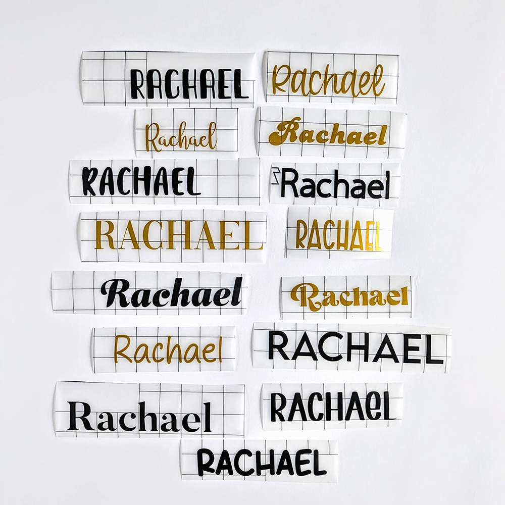 Personalised Candle Label - Personalisierte Namens-Vinylaufkleber Maßgefertigte Braut-Bräutigam-Sticker DIY Hochzeit