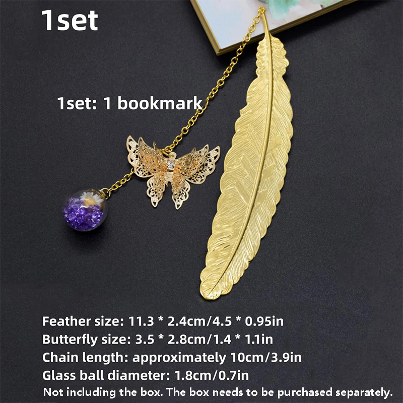 Dried Flower Bookmark - 1 Stück Lesezeichen im chinesischen Stil