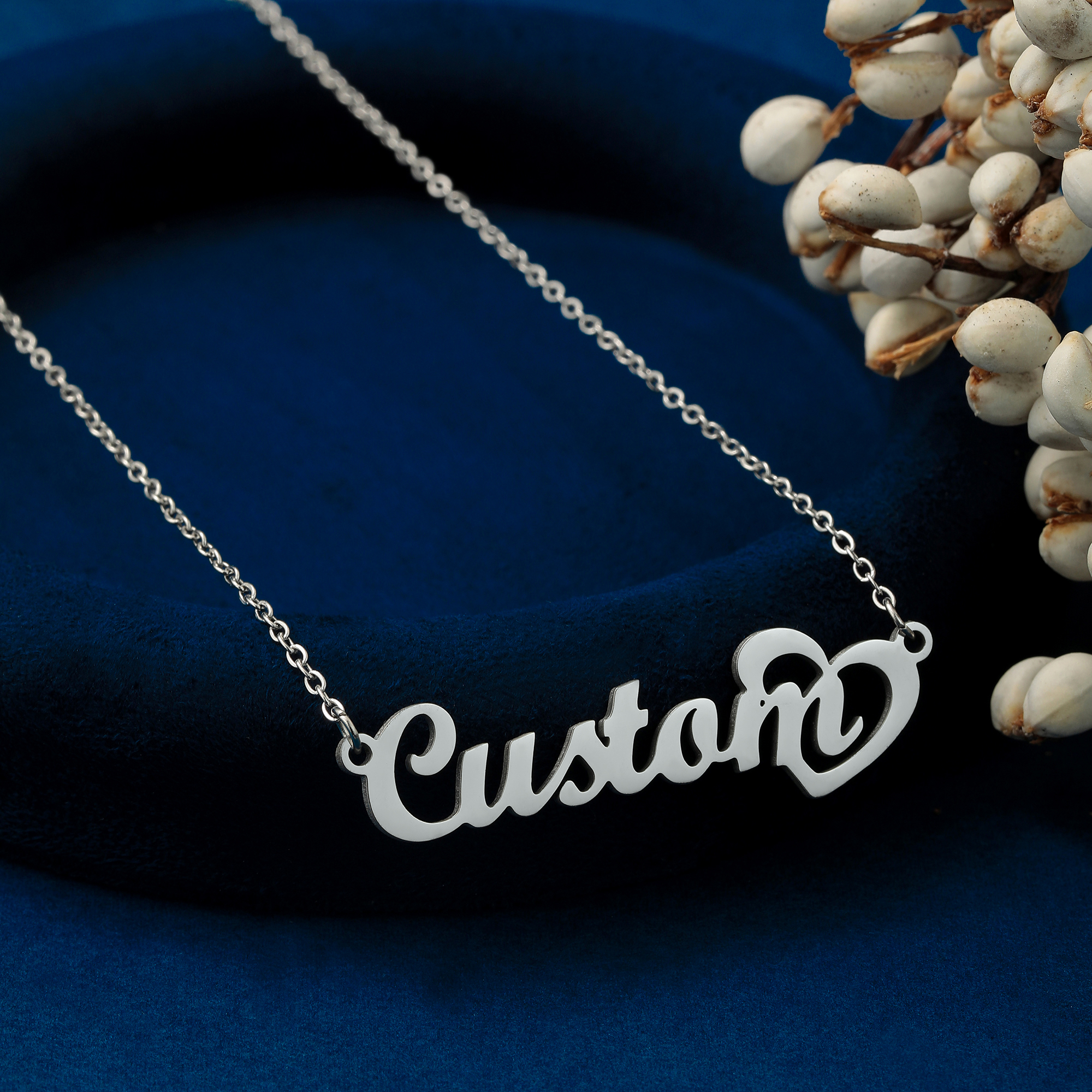 Name Necklace Custom - Kunden spezifische Namens kette mit minimalist