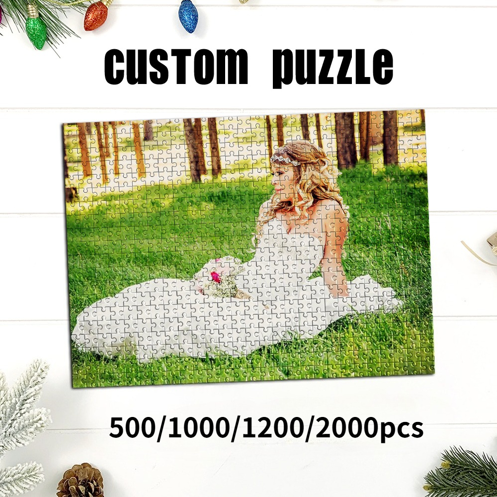Pet Portrait Custom - Individuelles Fotopuzzle - Personalisiertes Bild-Puzzle 500-2000