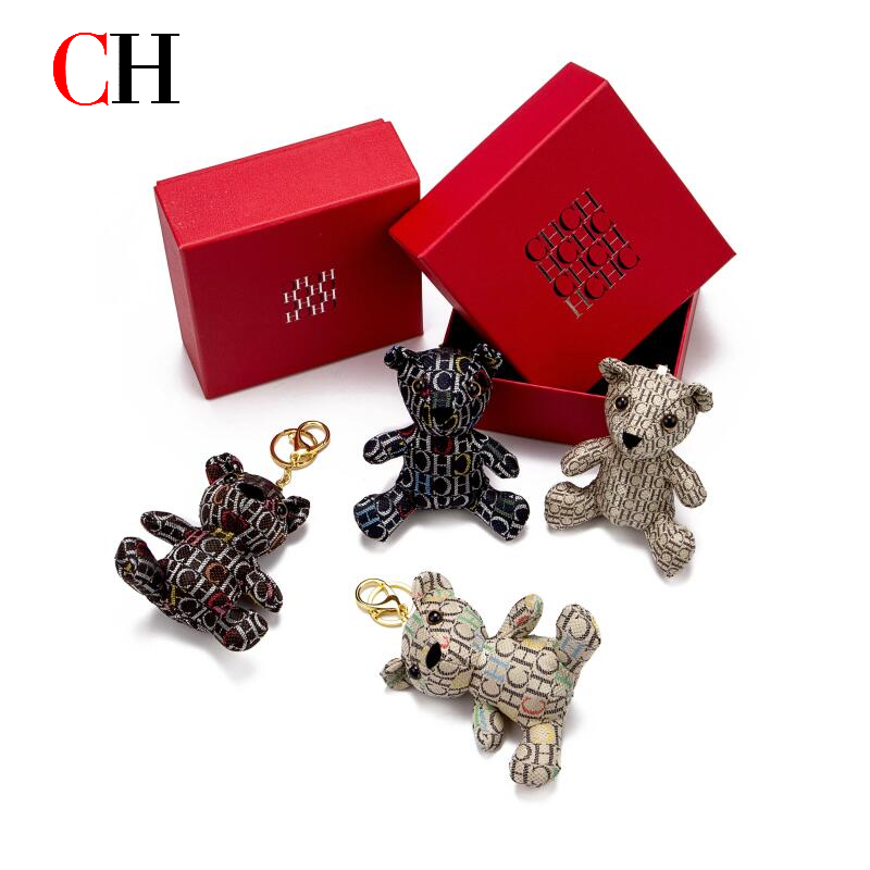 CH Bären-Plüsch-Schlüsselanhän – Monogram Keychain Leather Bewertung und Preis