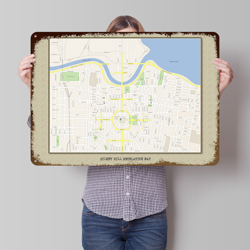 Silent Hill Revelation Karte M – Custom Map Poster Bewertung und Preis