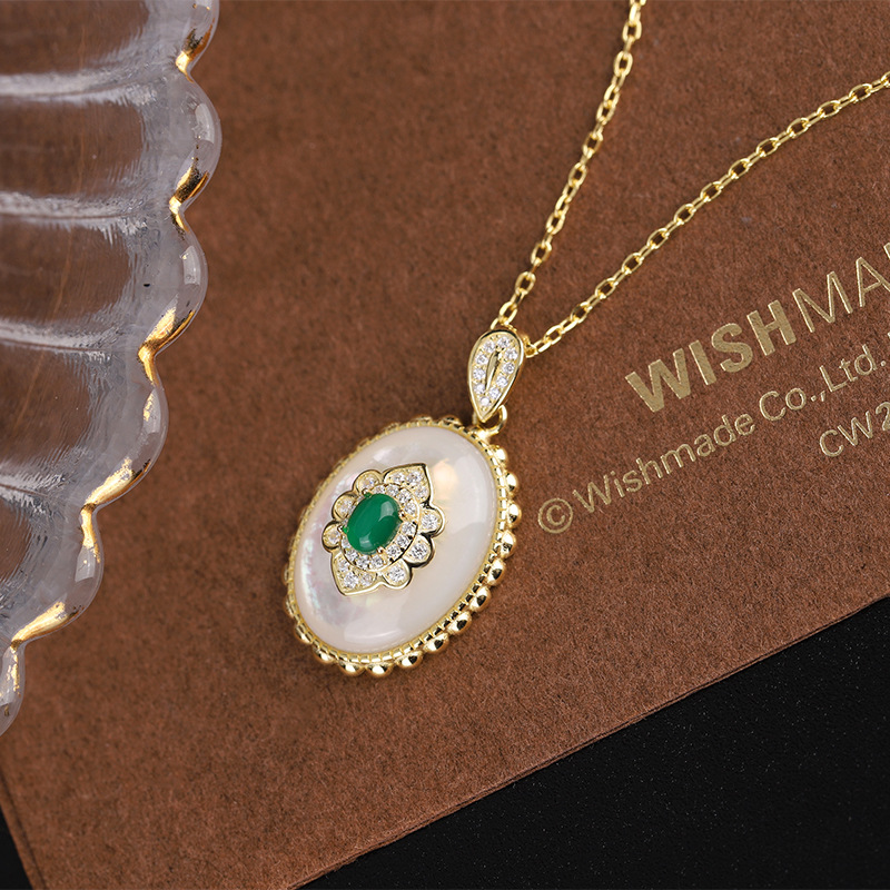 Frauen Mode Licht Luxus Blume  – Birth Flower Necklace Bewertung und Preis