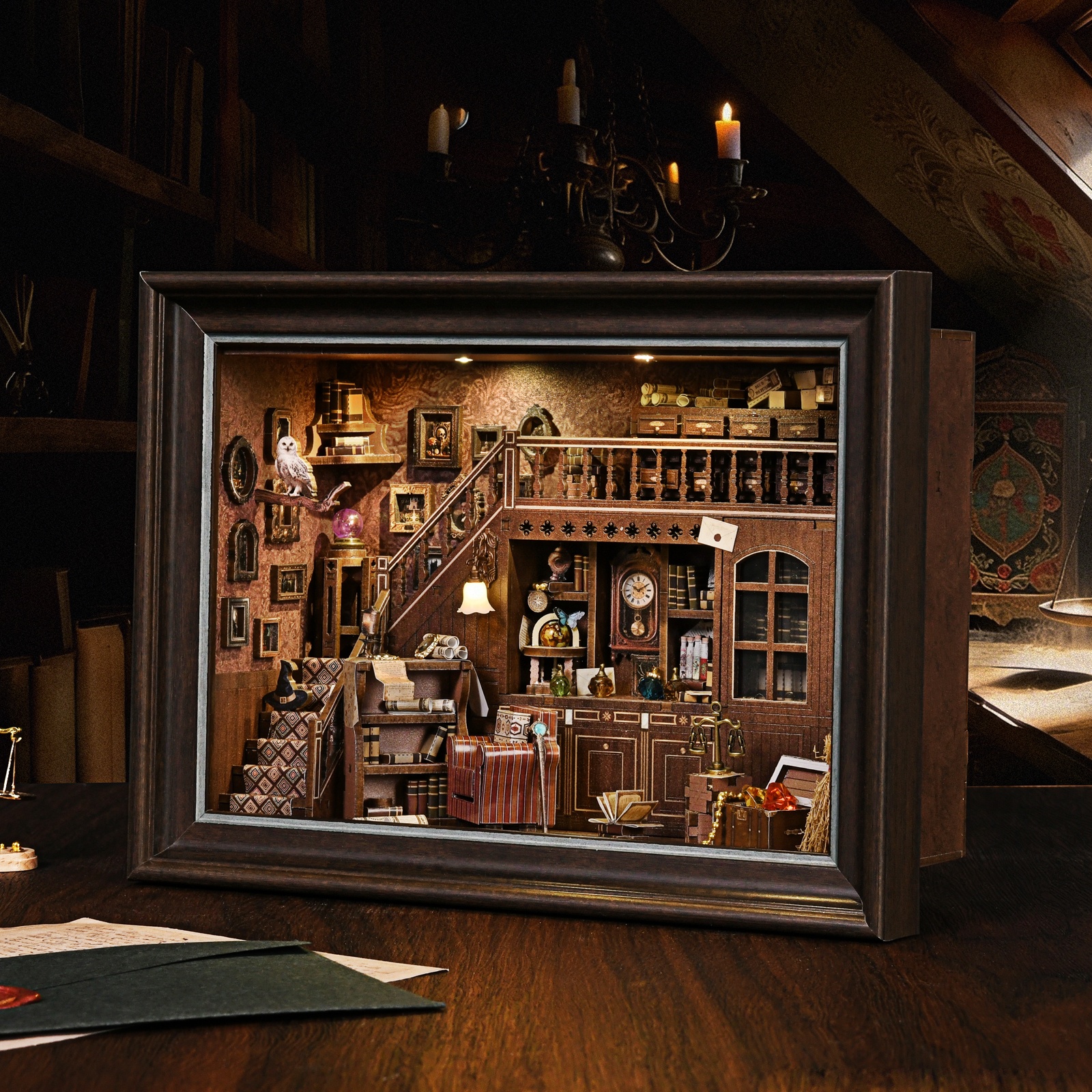 Bücherregal-Einsatz 'Geheime D – Engraved Wood Frame Bewertung und Preis