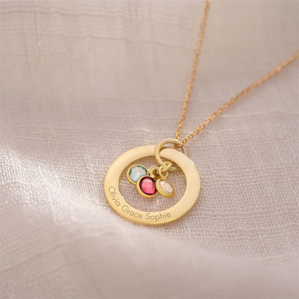 Benutzer definierte Geburts st – Birth Flower Necklace Bewertung und Preis