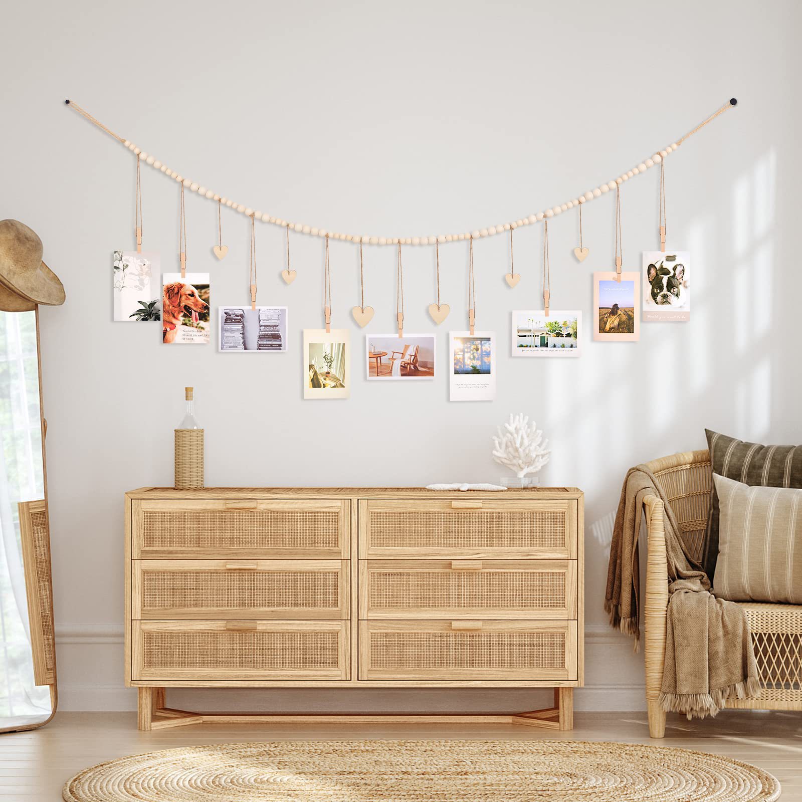 Hängende Foto-Display-Wanddeko – Engraved Wood Frame Bewertung und Preis
