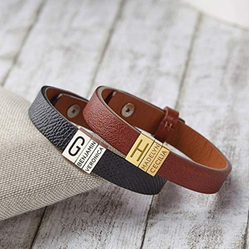 Modische Edelstahl Echt leder  – Coordinates Bracelet Bewertung und Preis