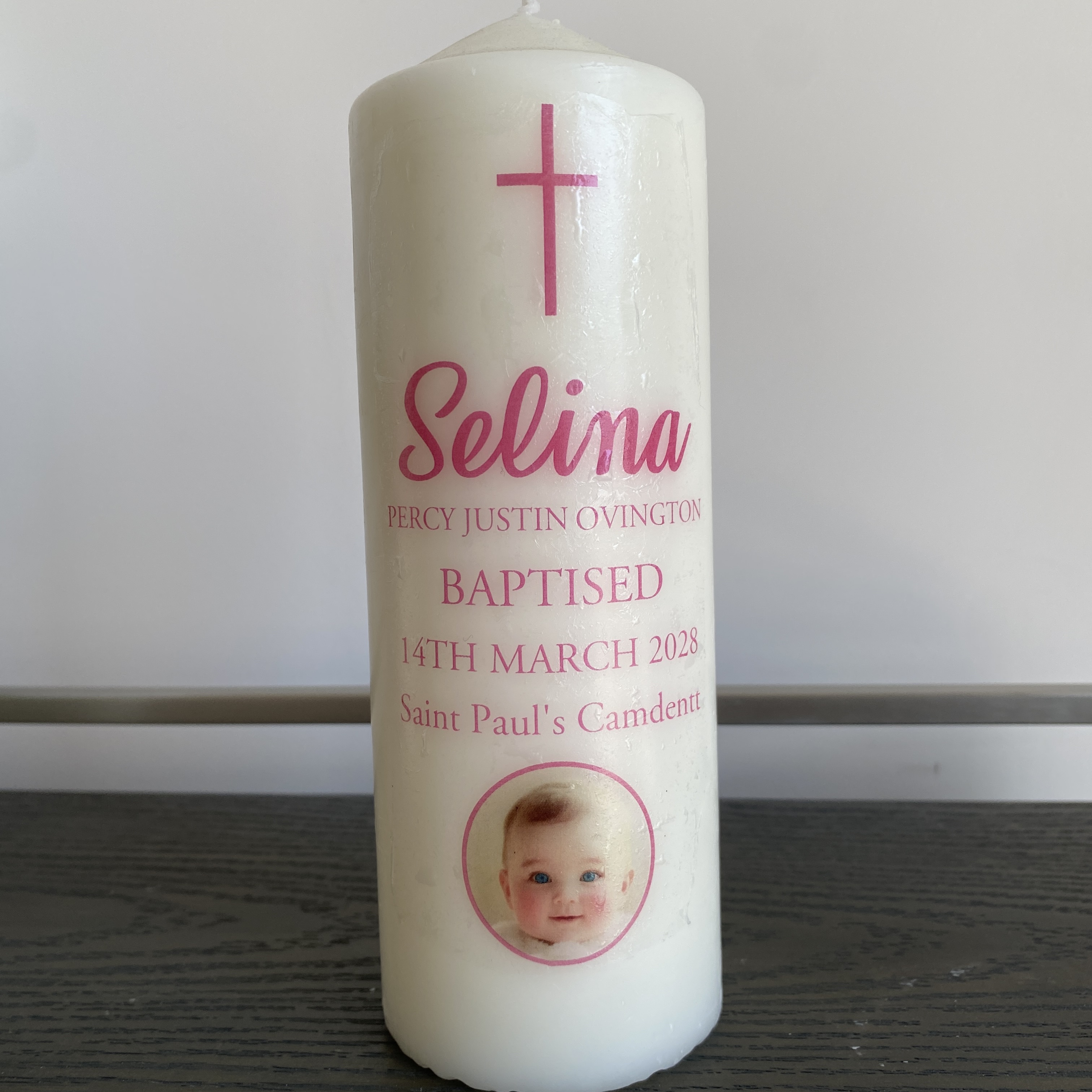 Personalisierte Hochzeitsfoto- – Personalised Candle Label Bewertung und Preis