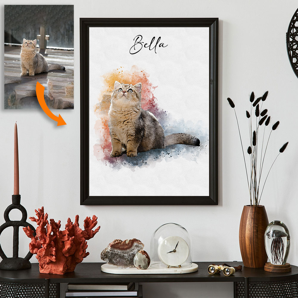 Benutzerdefiniertes Haustierpo – Pet Portrait Custom Bewertung und Preis