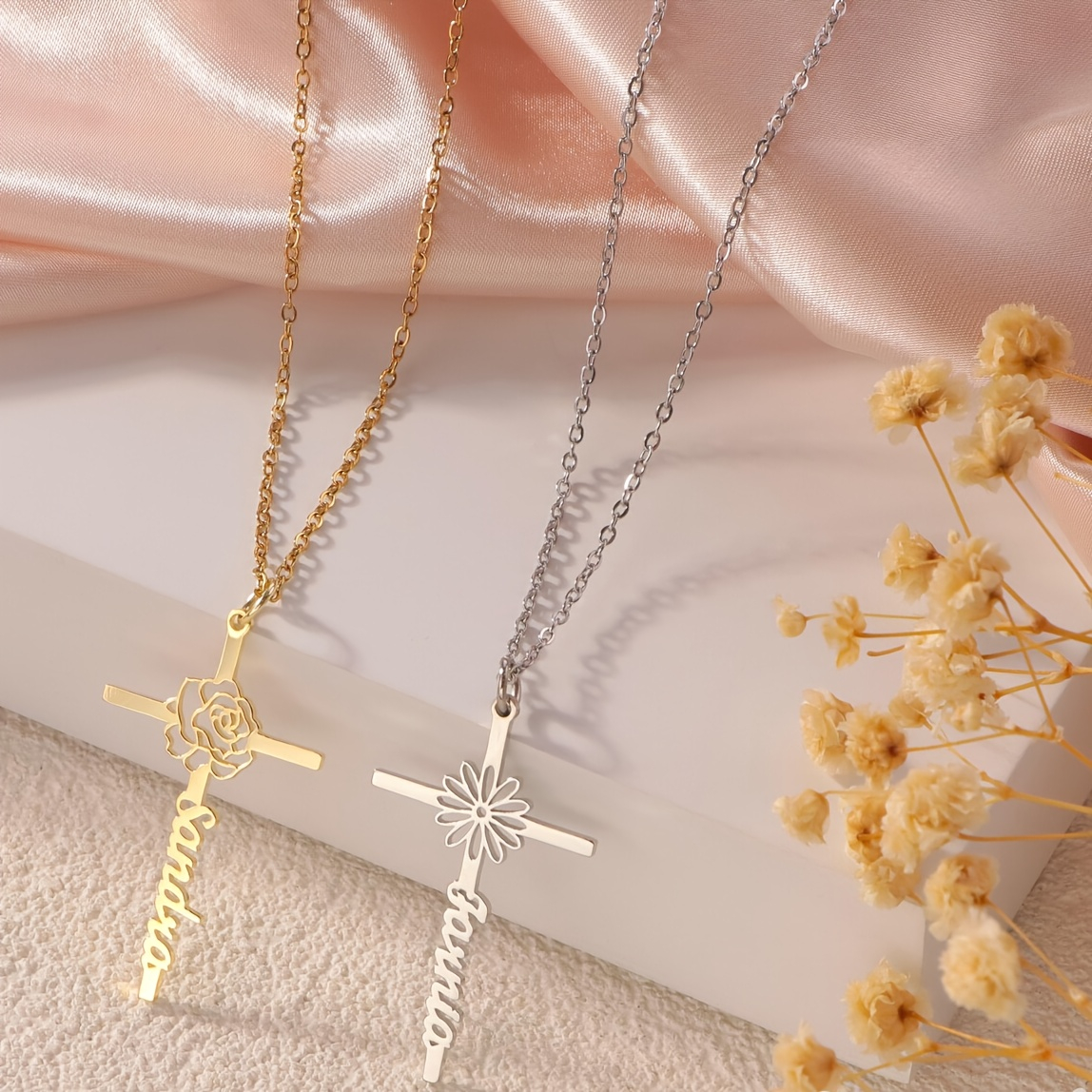Personalisierte Geburtsblumen- – Birth Flower Necklace Bewertung und Preis
