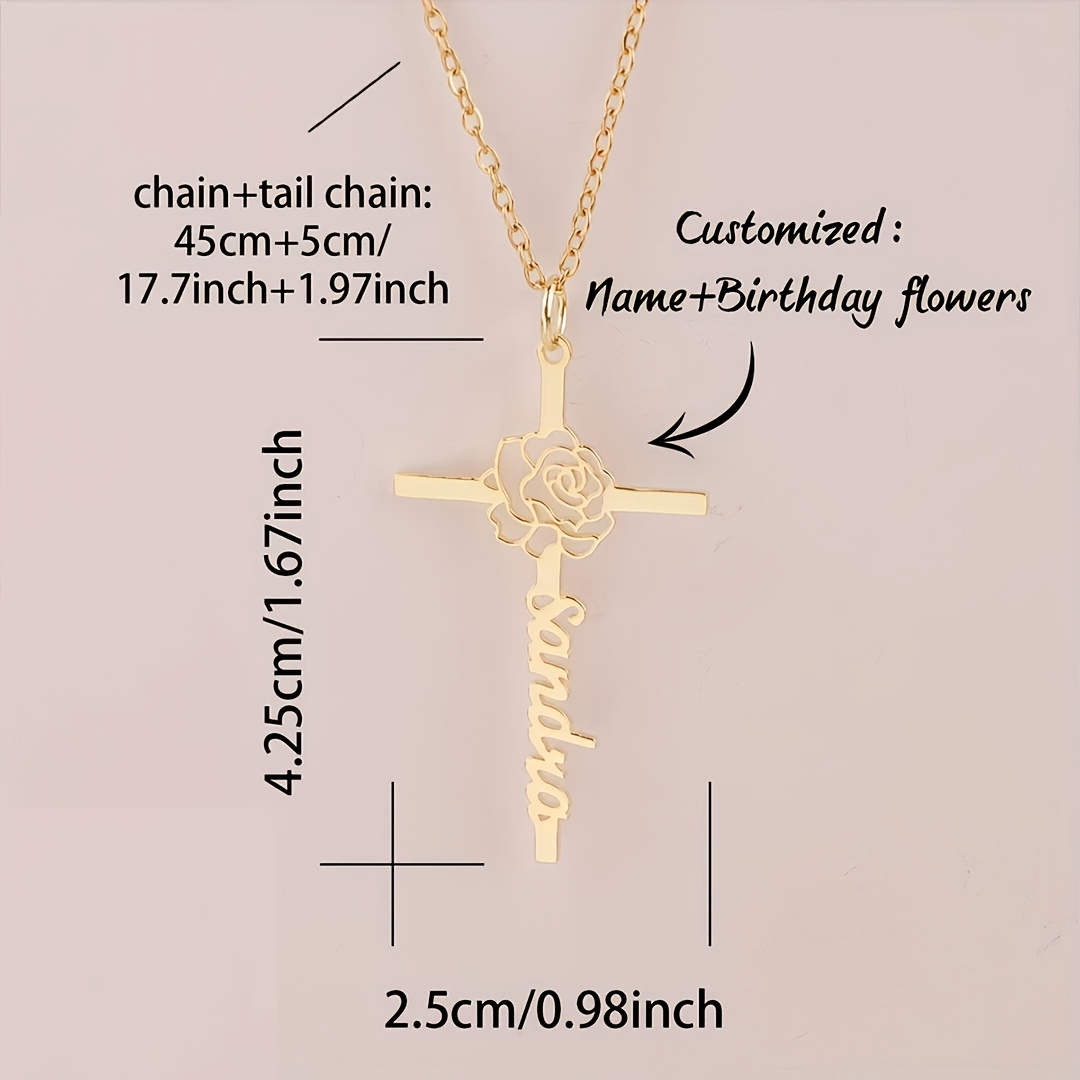 Personalisierte Geburtsblumen- – Birth Flower Necklace Bewertung und Preis