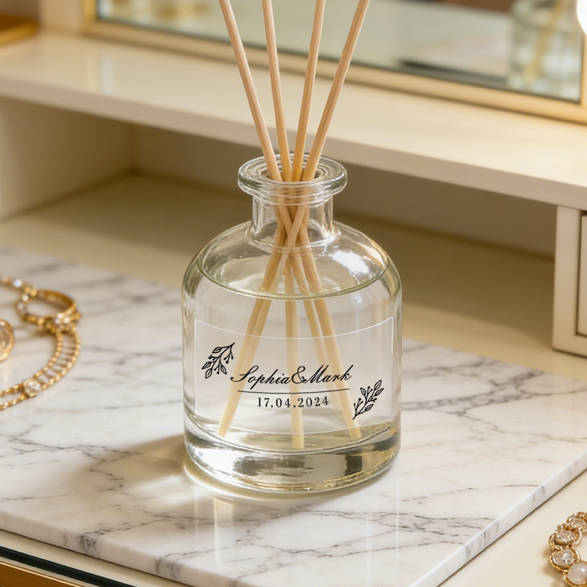 30–300 Stück individuelle Hoch – Personalised Candle Label Bewertung und Preis