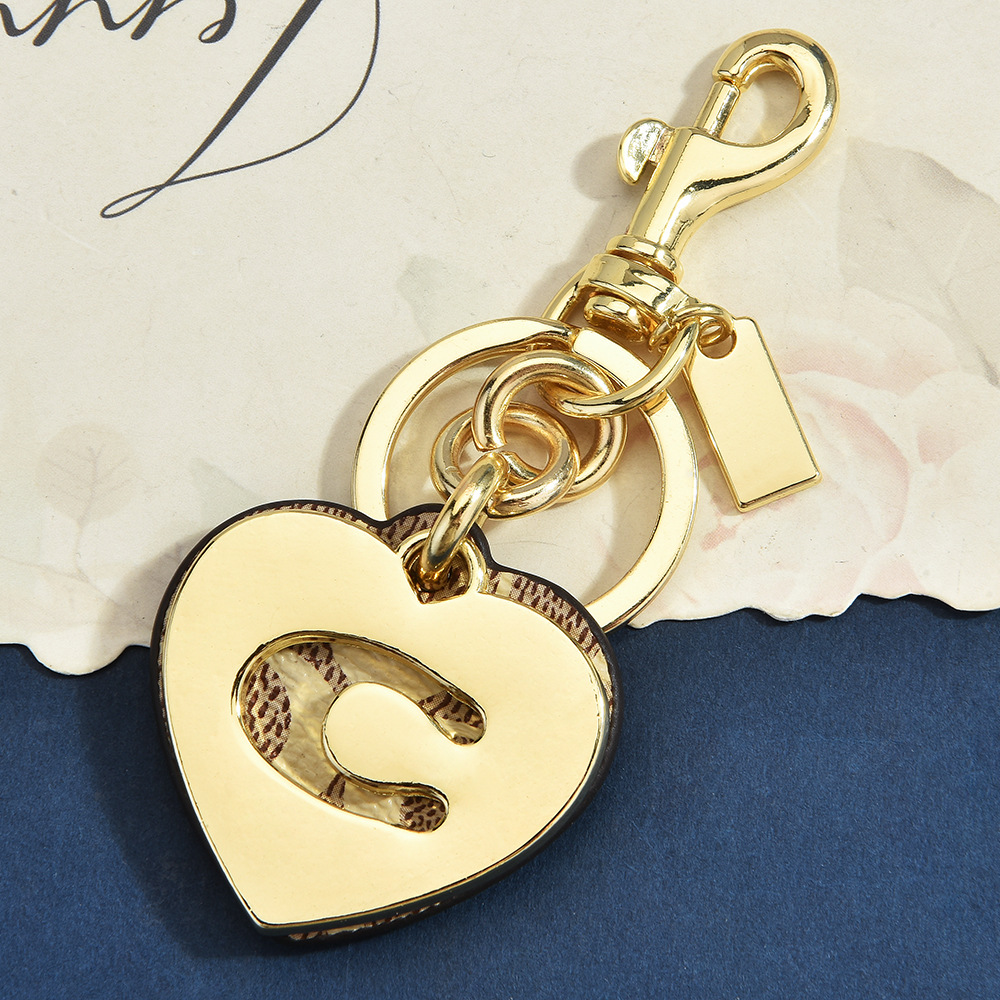 Initial C Monogramm-Taschenanh – Monogram Keychain Leather Bewertung und Preis