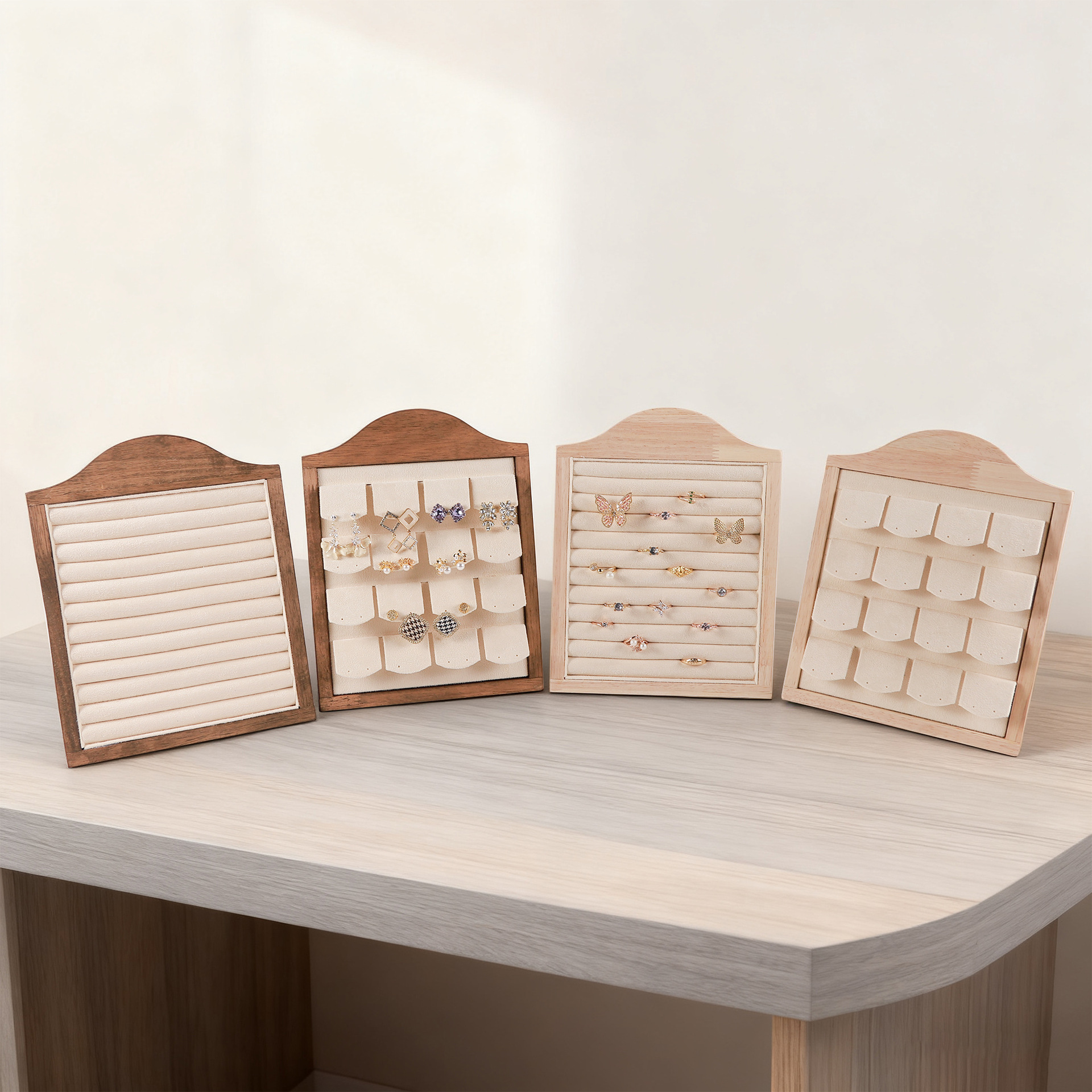 1 Stück Holz-Ohrringständer mi – Engraved Wood Frame Bewertung und Preis