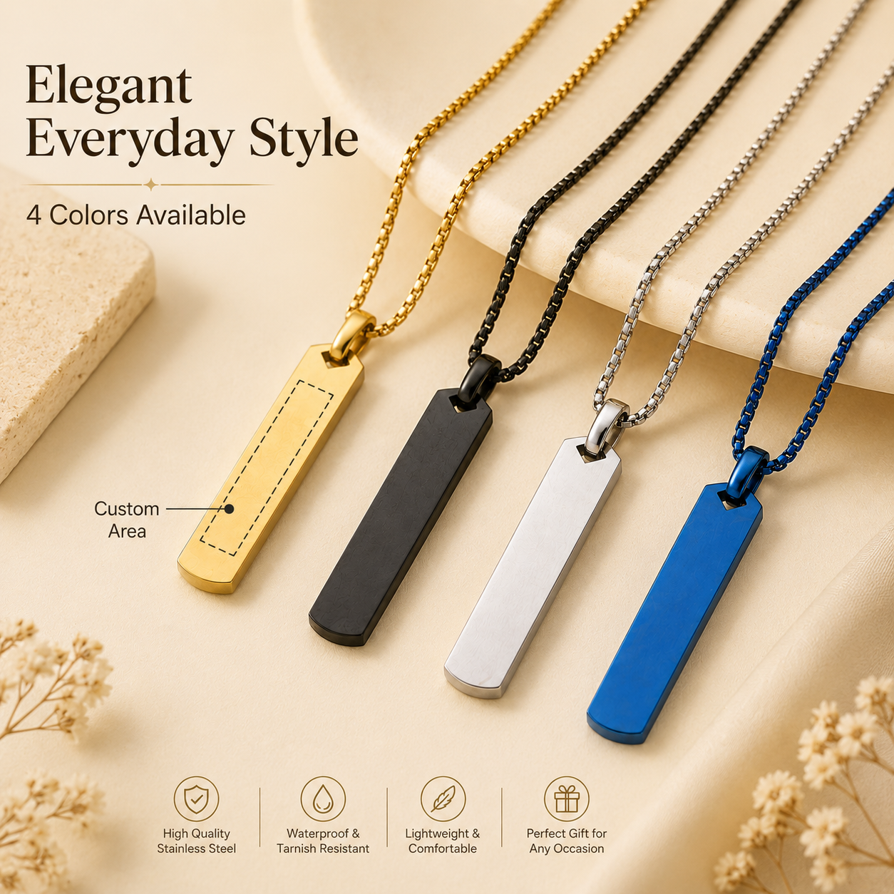 Personalisierte Lange Anhänger – Name Necklace Custom Bewertung und Preis