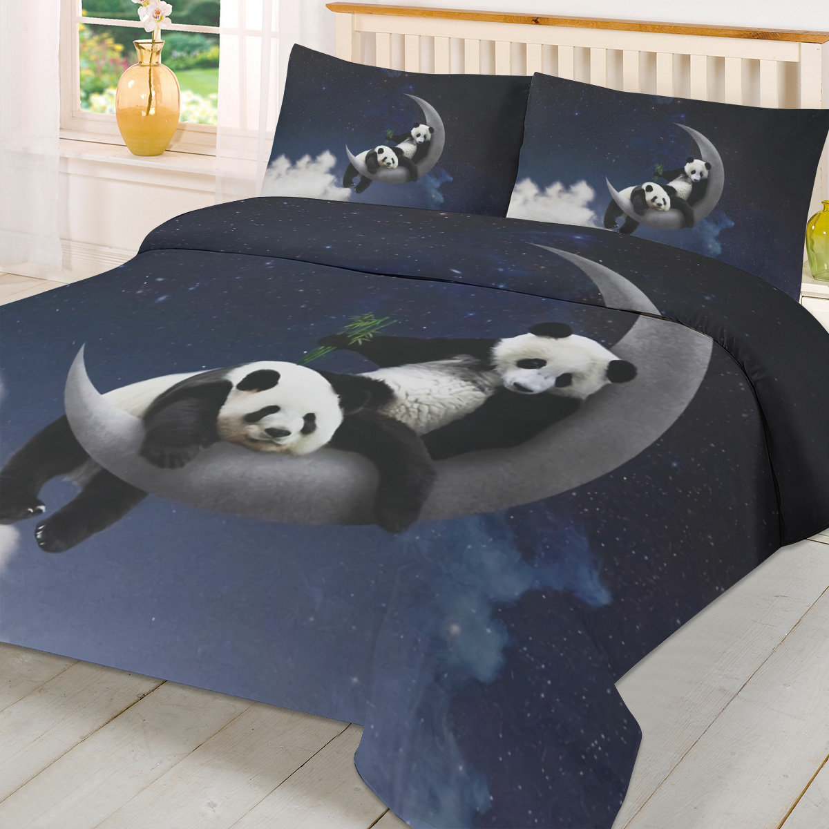 Mond Nachthimmel Panda Bambus  – Custom Night Sky Bewertung und Preis