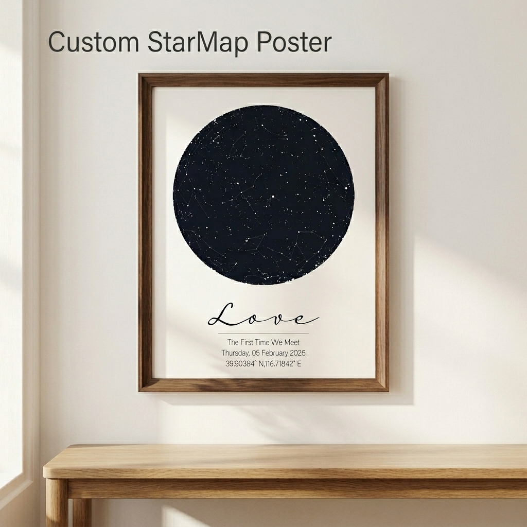Personalisierter Sternenkarten – Custom Star Map Bewertung und Preis