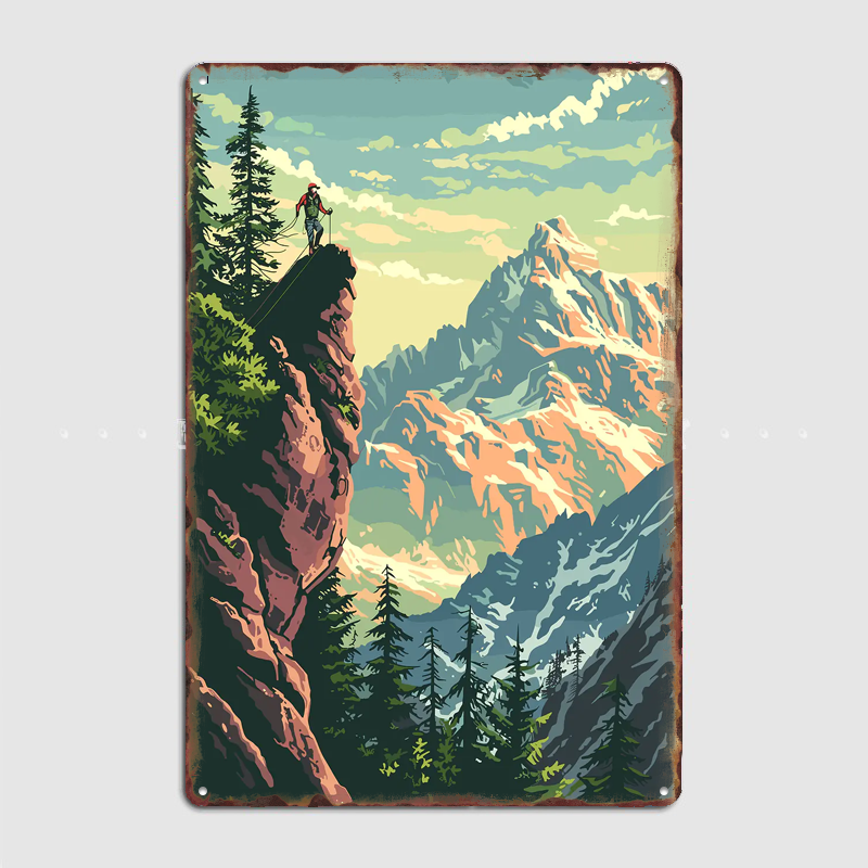 Berglandschafts-Reiseplakat Me – Custom Map Poster Bewertung und Preis