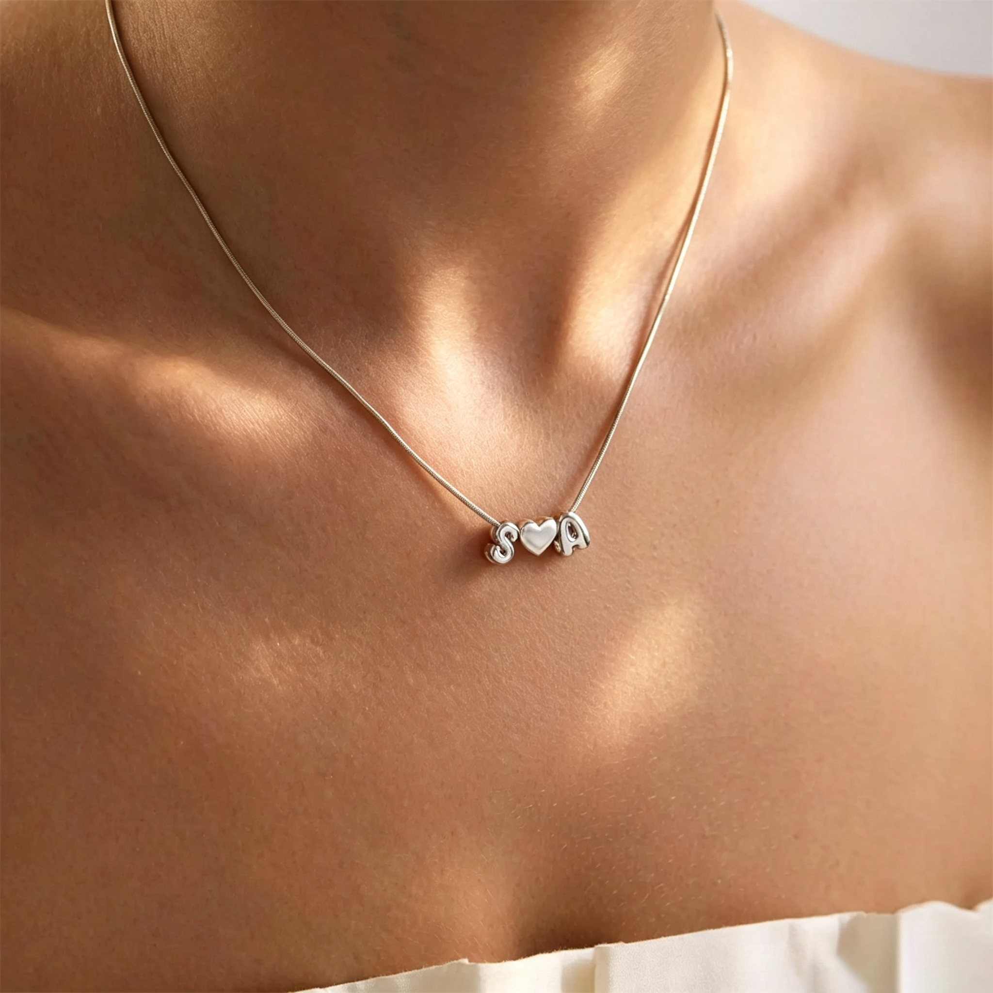 Personalisierte Zwei-Initialen – Name Necklace Custom Bewertung und Preis