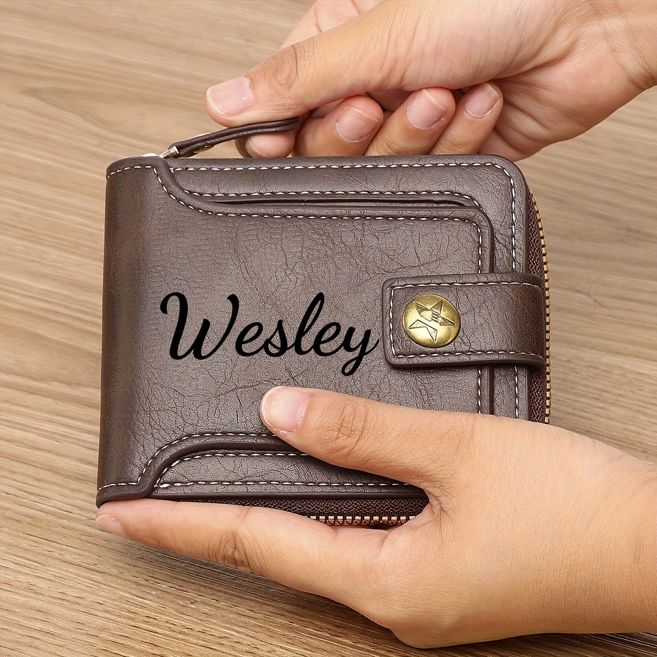 Herren-Geldbörse mit individue – Personalized Name Box Bewertung und Preis