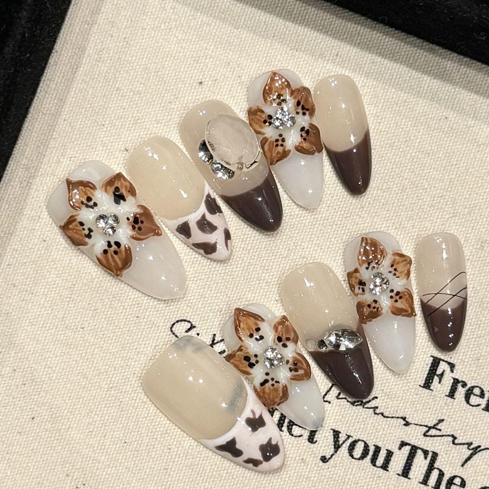 10 Stück glänzende Mandel hand – Pressed Flower Art Bewertung und Preis
