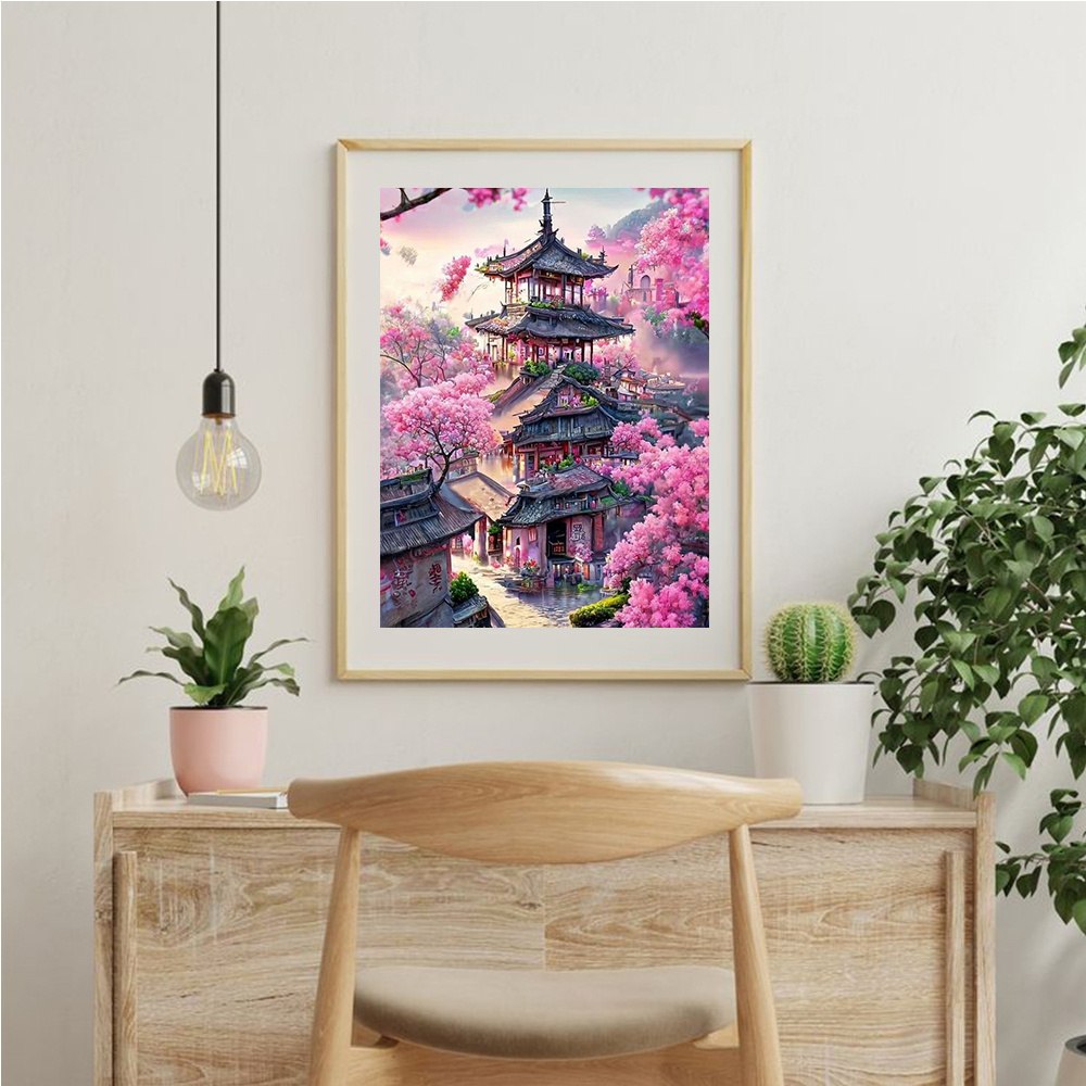 Momoart Diamant Stickerei Haus – Photo Mosaic Print Bewertung und Preis