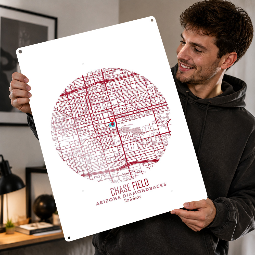 Chase Field Stadion-Karte Meta – Custom Map Poster Bewertung und Preis