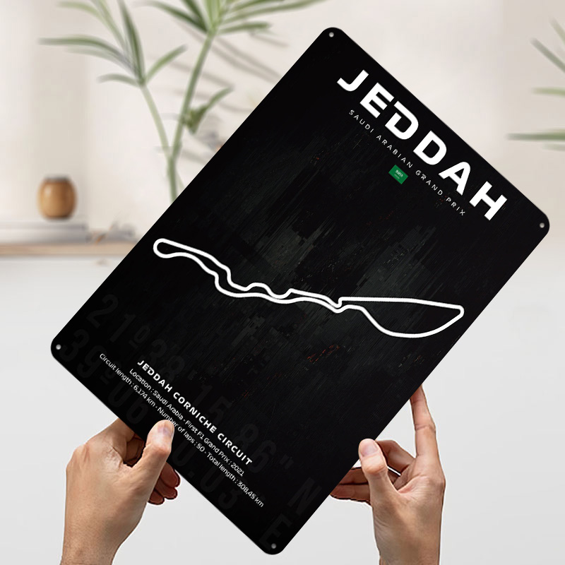 Jeddah Circuit Karten-Poster,  – Custom Map Poster Bewertung und Preis