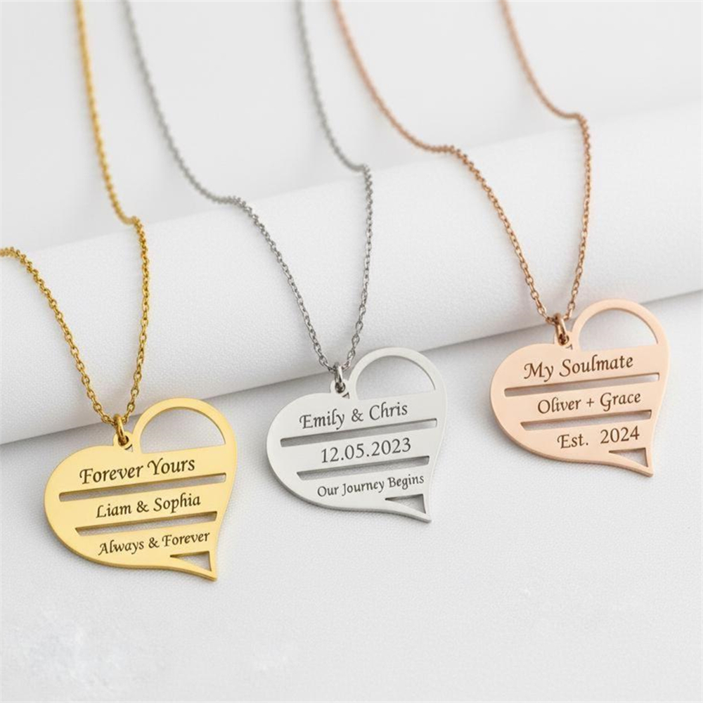 Personalisierte Herz-Halskette – Birth Flower Necklace Bewertung und Preis